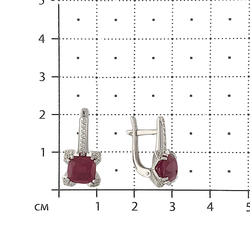 серьги 02-5120/3 Золото 